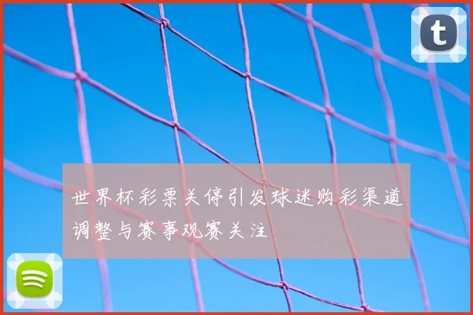 世界杯彩票关停引发球迷购彩渠道调整与赛事观赛关注